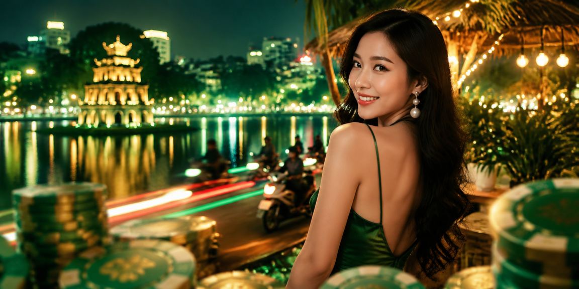 Màn hình neon sáng rực tại Hà Nội với bảng tỷ lệ cá cược thể thao hiện đại